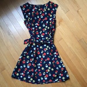 ALLEGRA K Polka Dot Multi Colored Mini Dress